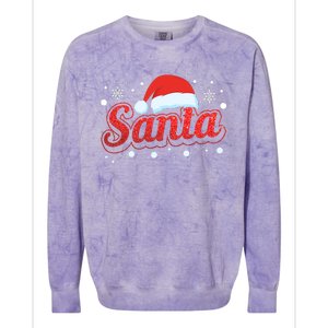 Funny Santa SantaS Favorite Ho Matching Couple Christmas Colorblast Crewneck Sweatshirt