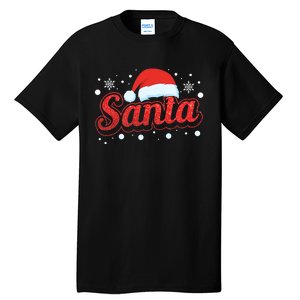 Funny Santa SantaS Favorite Ho Matching Couple Christmas Tall T-Shirt