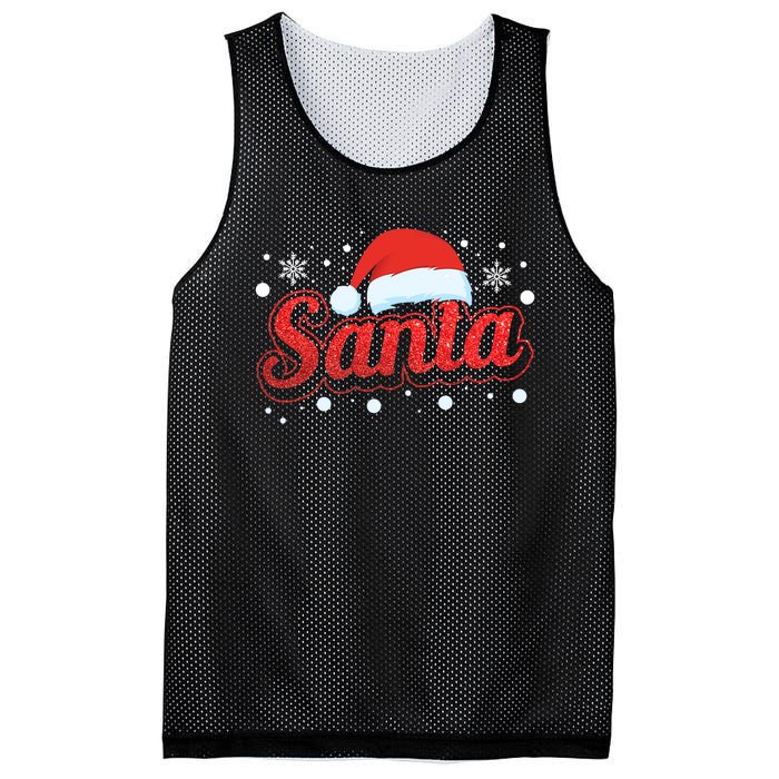 Funny Santa SantaS Favorite Ho Matching Couple Christmas Mesh Reversible Basketball Jersey Tank