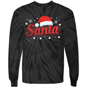 Funny Santa SantaS Favorite Ho Matching Couple Christmas Tie-Dye Long Sleeve Shirt