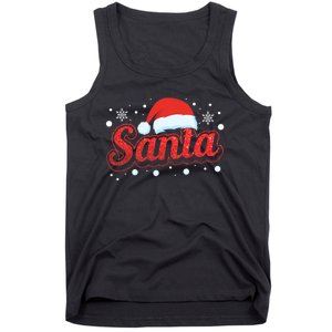 Funny Santa SantaS Favorite Ho Matching Couple Christmas Tank Top