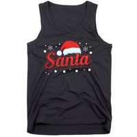 Funny Santa SantaS Favorite Ho Matching Couple Christmas Tank Top