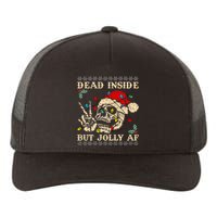 Festive Sarcastic Snarky Skeleton Ugly Christmas Yupoong Adult 5-Panel Trucker Hat