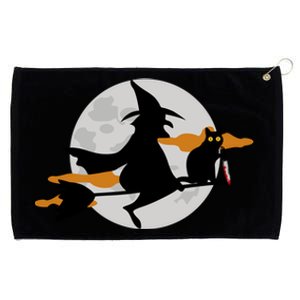 Funny Saying Spooky Season Halloween Cat Lover Great Gift Grommeted Golf Towel