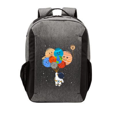 Funny Solar System Astronaut Holding Planet Balloons Pluto Vector Backpack