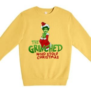 FTX SBF Sam Bankman Fried The Grinched Who Stole Christmas Premium Crewneck Sweatshirt