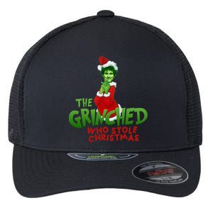 FTX SBF Sam Bankman Fried The Grinched Who Stole Christmas Flexfit Unipanel Trucker Cap