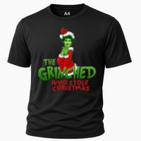 FTX SBF Sam Bankman Fried The Grinched Who Stole Christmas Cooling Performance Crew T-Shirt
