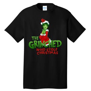 FTX SBF Sam Bankman Fried The Grinched Who Stole Christmas Tall T-Shirt