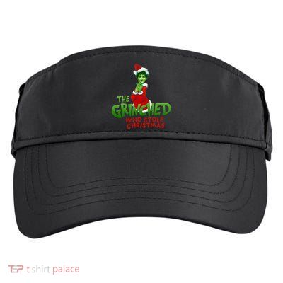 FTX SBF Sam Bankman Fried The Grinched Who Stole Christmas Adult Drive Performance Visor
