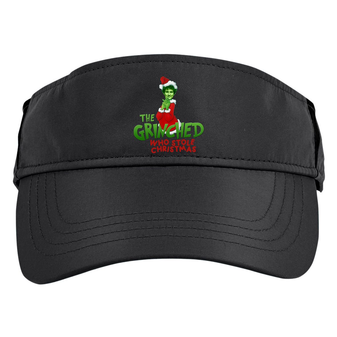 FTX SBF Sam Bankman Fried The Grinched Who Stole Christmas Adult Drive Performance Visor
