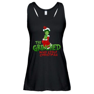 FTX SBF Sam Bankman Fried The Grinched Who Stole Christmas Ladies Essential Flowy Tank