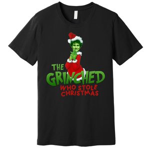 FTX SBF Sam Bankman Fried The Grinched Who Stole Christmas Premium T-Shirt