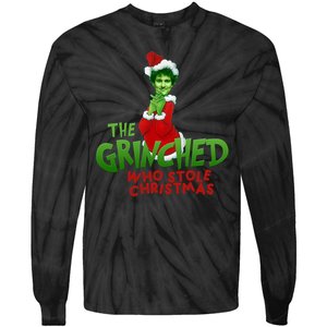 FTX SBF Sam Bankman Fried The Grinched Who Stole Christmas Tie-Dye Long Sleeve Shirt