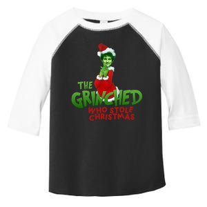 FTX SBF Sam Bankman Fried The Grinched Who Stole Christmas Toddler Fine Jersey T-Shirt