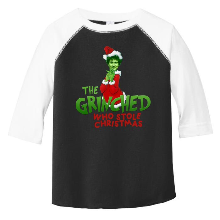 FTX SBF Sam Bankman Fried The Grinched Who Stole Christmas Toddler Fine Jersey T-Shirt