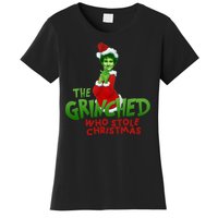 FTX SBF Sam Bankman Fried The Grinched Who Stole Christmas Women's T-Shirt