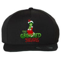 FTX SBF Sam Bankman Fried The Grinched Who Stole Christmas Wool Snapback Cap