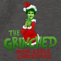 FTX SBF Sam Bankman Fried The Grinched Who Stole Christmas Vector Backpack