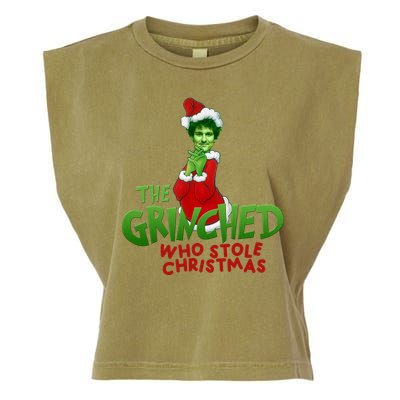 FTX SBF Sam Bankman Fried The Grinched Who Stole Christmas Garment-Dyed Women's Muscle Tee