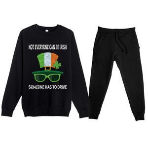 Funny Sarcastic St Patricks Day Saying Lucky Irish Shamrock Meaningful Gift Premium Crewneck Sweatsuit Set