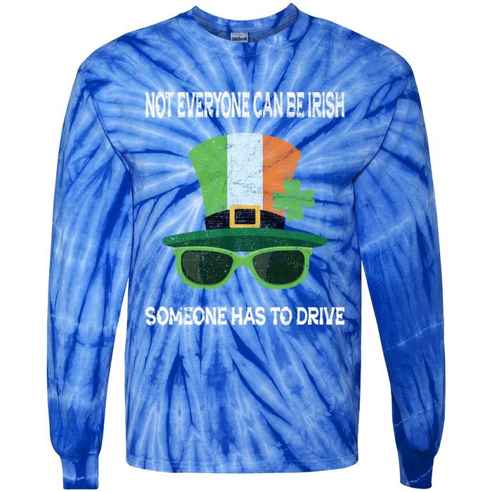 Funny Sarcastic St Patricks Day Saying Lucky Irish Shamrock Meaningful Gift Tie-Dye Long Sleeve Shirt