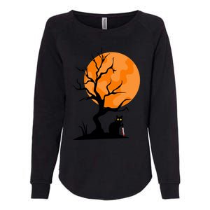 Funny Saying Spooky Season Halloween Cat Lover Great Gift Womens California Wash Sweatshirt