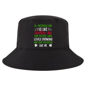 Funny Sarcastic St Patricks Day Saying Lucky Irish Shamrock Gift Cool Comfort Performance Bucket Hat