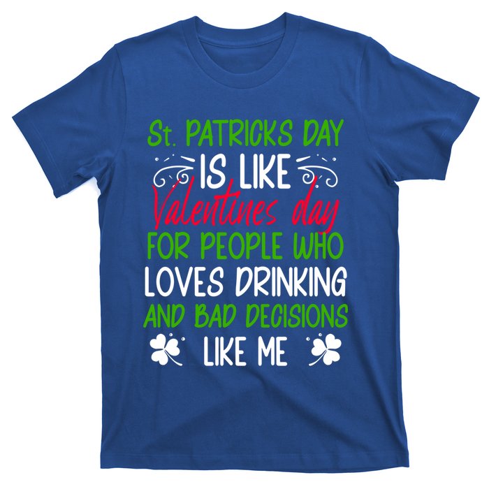 Funny Sarcastic St Patricks Day Saying Lucky Irish Shamrock Gift T-Shirt