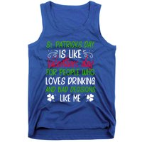 Funny Sarcastic St Patricks Day Saying Lucky Irish Shamrock Gift Tank Top