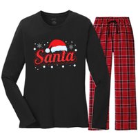 Funny Santa SantaS Favorite Ho Matching Couple Christmas Women's Long Sleeve Flannel Pajama Set 