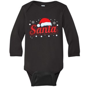 Funny Santa SantaS Favorite Ho Matching Couple Christmas Baby Long Sleeve Bodysuit