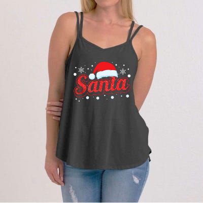 Funny Santa SantaS Favorite Ho Matching Couple Christmas Women's Strappy Tank