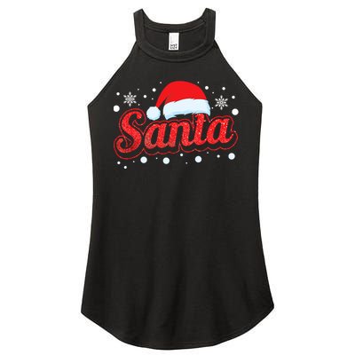 Funny Santa SantaS Favorite Ho Matching Couple Christmas Women's Perfect Tri Rocker Tank