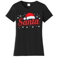 Funny Santa SantaS Favorite Ho Matching Couple Christmas Women's T-Shirt