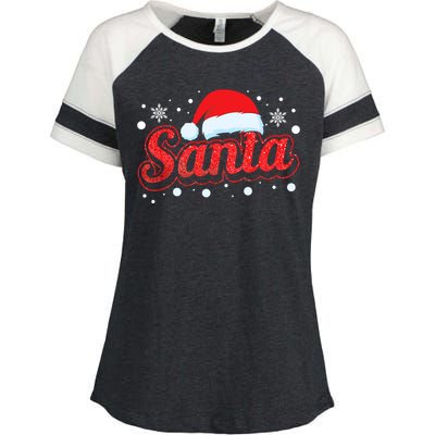 Funny Santa SantaS Favorite Ho Matching Couple Christmas Enza Ladies Jersey Colorblock Tee