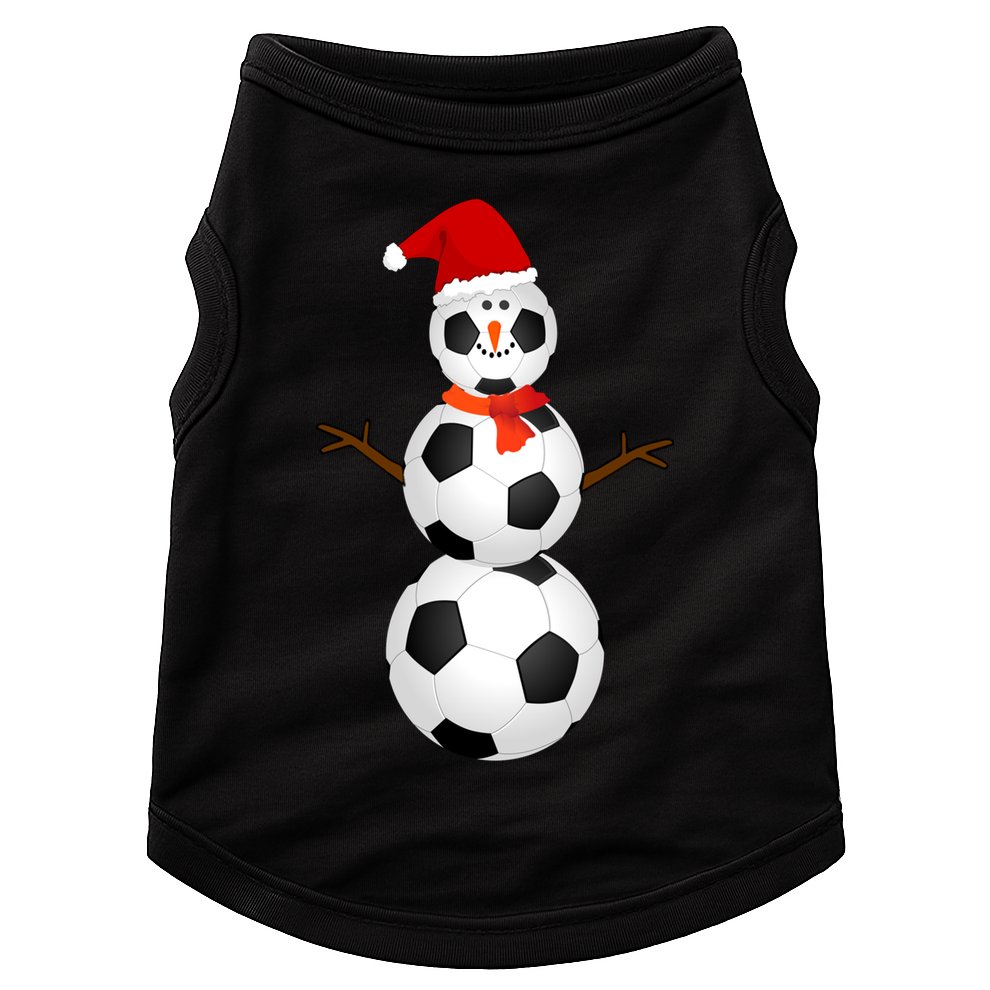 Funny Soccer Snow Christmas Xmas Soccer Lovers For Boys Funny Gift Doggie Tank