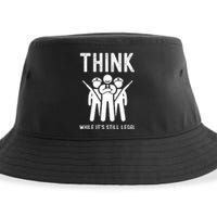 Free Speech Think While It's Still Legal Anti Woke Great Reset Sustainable Bucket Hat