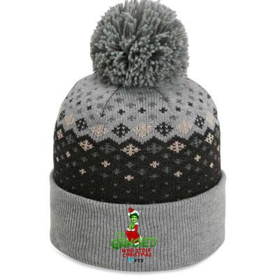 FTX SBF The Grinched Who Stole Christmas Funny Sam Bankman Fried The Baniff Cuffed Pom Beanie