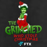 FTX SBF The Grinched Who Stole Christmas Funny Sam Bankman Fried 7 Panel Mesh Trucker Snapback Hat