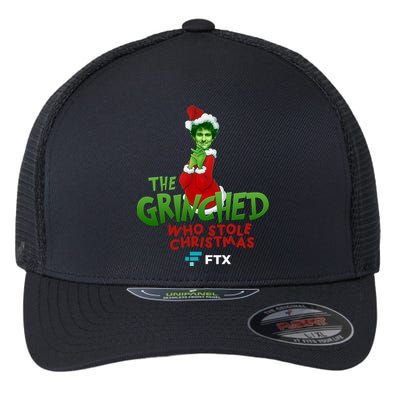 FTX SBF The Grinched Who Stole Christmas Funny Sam Bankman Fried Flexfit Unipanel Trucker Cap