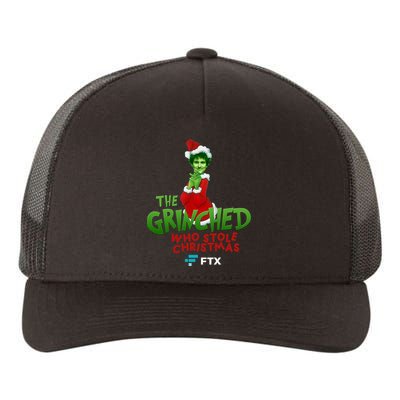 FTX SBF The Grinched Who Stole Christmas Funny Sam Bankman Fried Yupoong Adult 5-Panel Trucker Hat