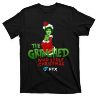 FTX SBF The Grinched Who Stole Christmas Funny Sam Bankman Fried T-Shirt