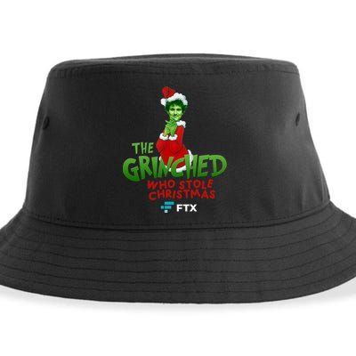 FTX SBF The Grinched Who Stole Christmas Funny Sam Bankman Fried Sustainable Bucket Hat