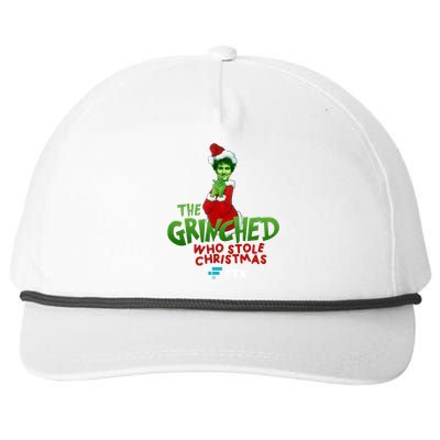 FTX SBF The Grinched Who Stole Christmas Funny Sam Bankman Fried Snapback Five-Panel Rope Hat