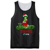 FTX SBF The Grinched Who Stole Christmas Funny Sam Bankman Fried Mesh Reversible Basketball Jersey Tank