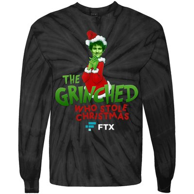 FTX SBF The Grinched Who Stole Christmas Funny Sam Bankman Fried Tie-Dye Long Sleeve Shirt