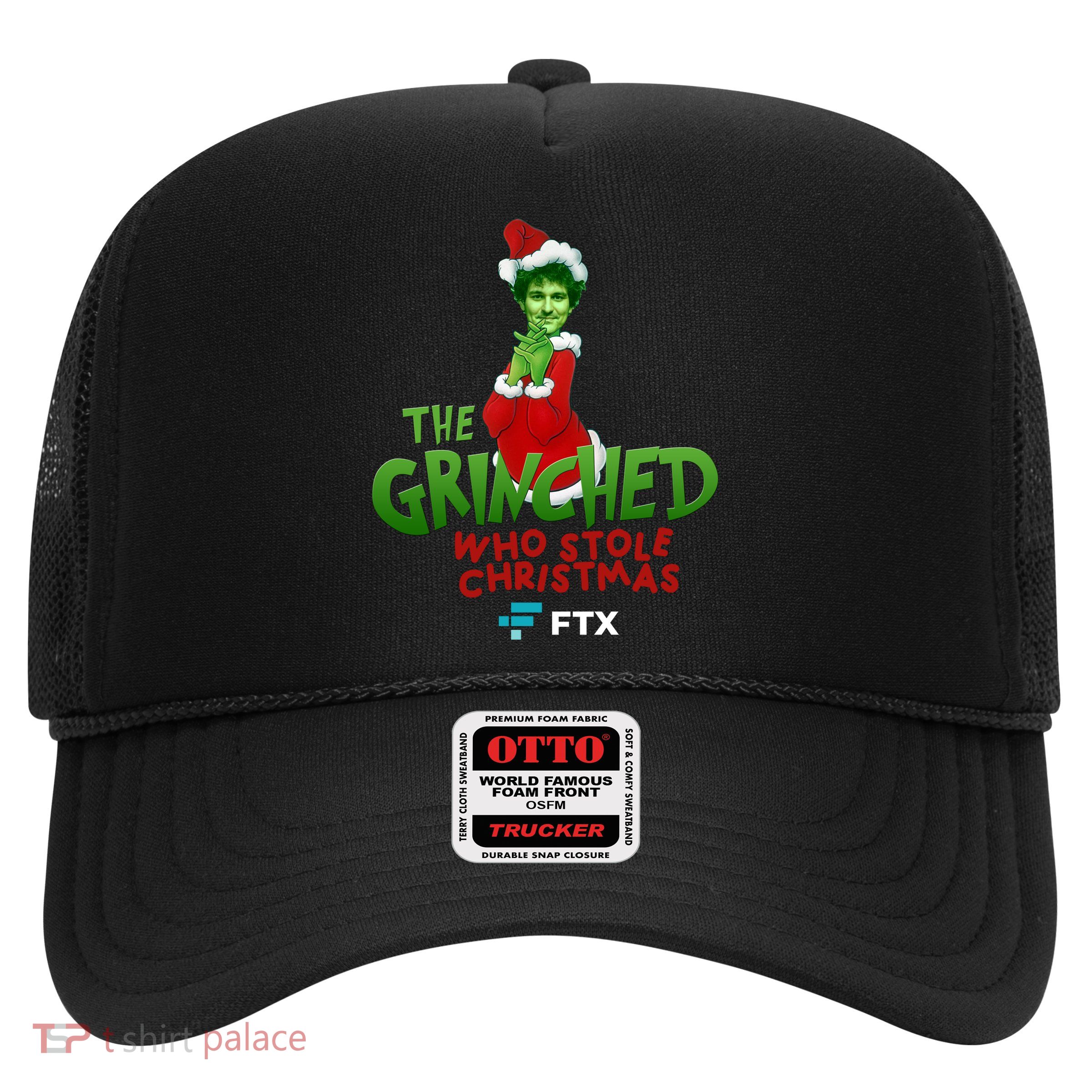 FTX SBF The Grinched Who Stole Christmas Funny Sam Bankman Fried Trucker Hat