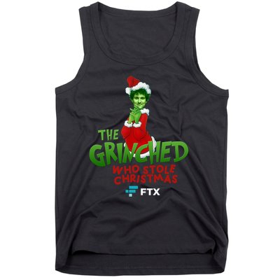 FTX SBF The Grinched Who Stole Christmas Funny Sam Bankman Fried Tank Top