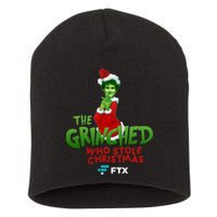 FTX SBF The Grinched Who Stole Christmas Funny Sam Bankman Fried Short Acrylic Beanie